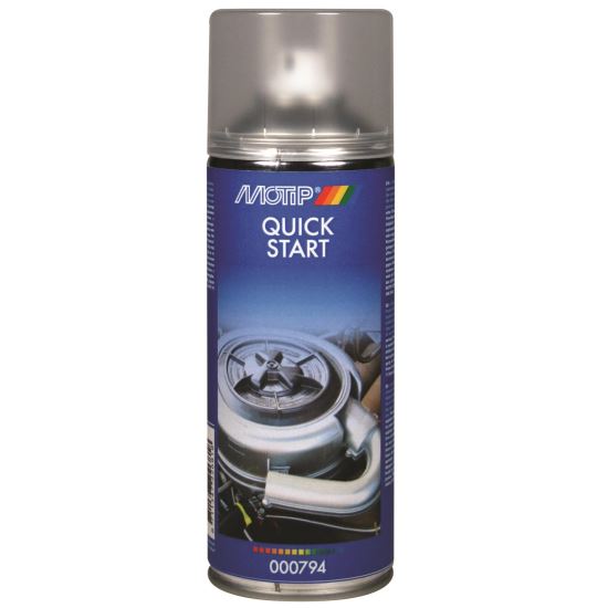 Spray pentru pornirea la rece a motoarelor Quick start, 400ml Motip