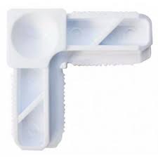 [112238] Coltar pvc alb pentru plasa tantari