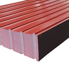 Tabla cutata rosu RAL 3011, H 10, 0.3 x 910 x 2000 mm
