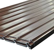 Tabla cutata maro RAL 8017, G10 lucios, inaltime cuta 10 mm, 2000 x 910 x 0.4 mm