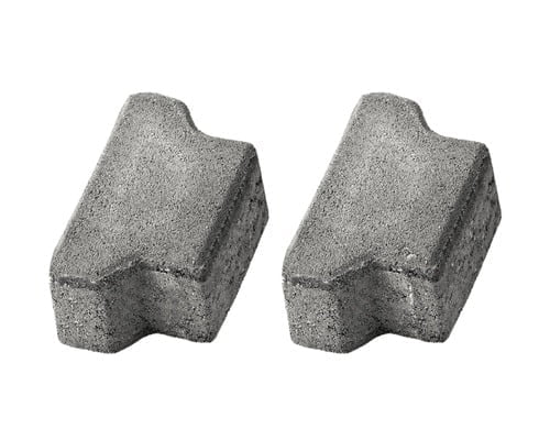 Pavaj dublu T T4 8cm 10x16.5 71bc/mp 9mp/pal 639bc/pal gri ciment Elis Pavaje