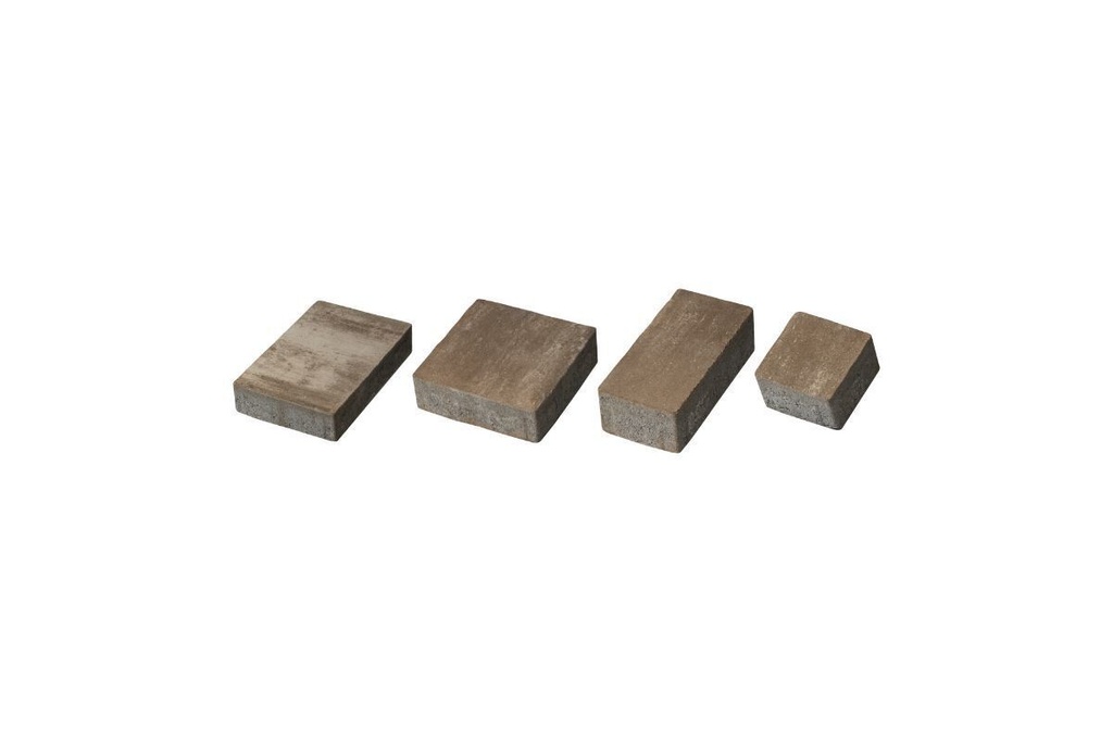 Pavaj Decora 8cm fara sanfren 0.96mp/rand 8.64mp/pal 1590kg/pal cafe Elis Pavaje