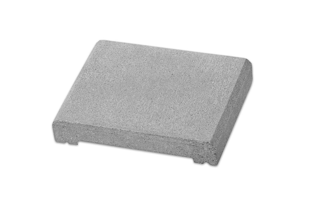 Capac gard 1 5cm 22.5x28 4.44bc/m 144bc/pal gri ciment Elis Pavaje