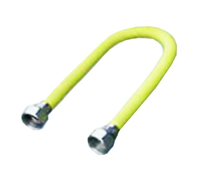Racord gaz 75x150cm 1/2" F-F galben