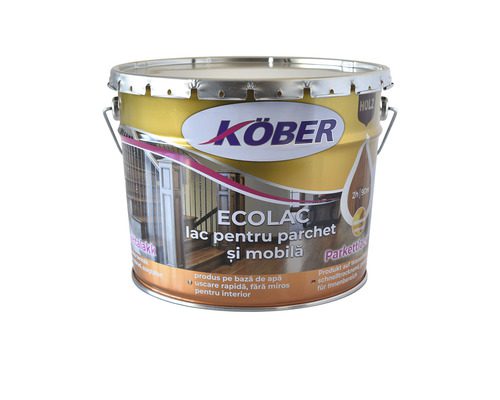 Lac pentru parchet Kober Ecolac L 8301, transparent, 10 L