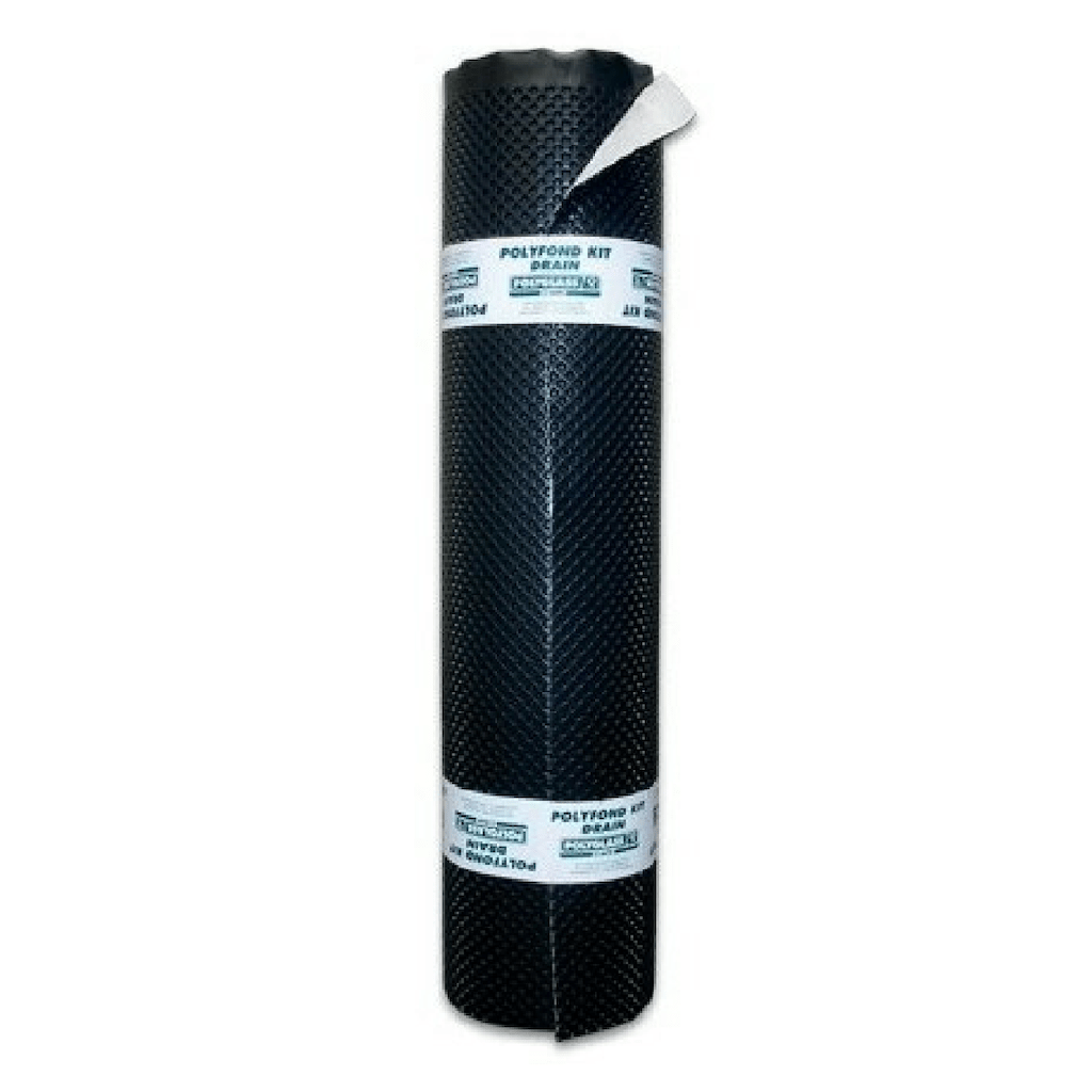 Membrana protectie si drenaj HDPE-Polyfond kit rola 40mp Mapei