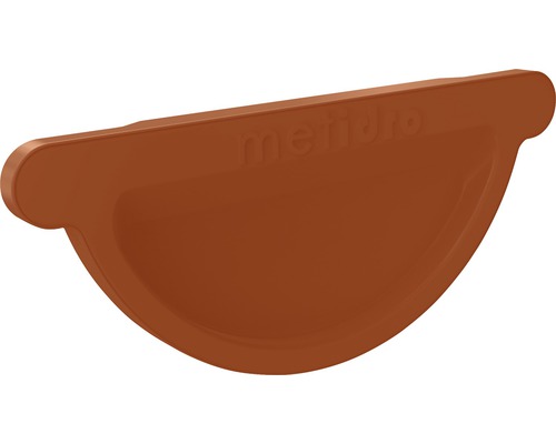[cap/125mm 3011] Capac jgheab cu garnitura cm125mm ral3011 Metigla
