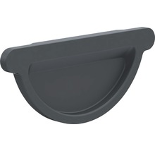 [cap/125mm 7016] Capac jgheab cu garnitura cm125mm ral7016 Metigla