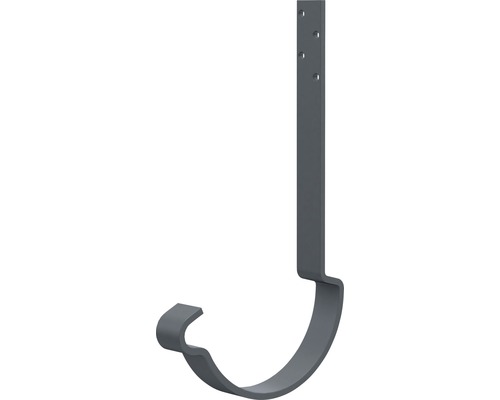 [crl/125/4mm 7016] Carlig jgheab ranforsat 125mm ral7016 Metigla