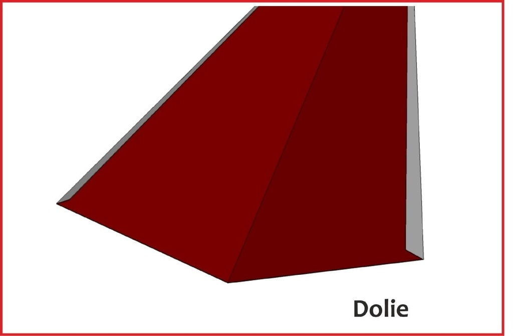 [dl-1m 3011] Dolie 0.5mm ral3011 l-2m Metigla
