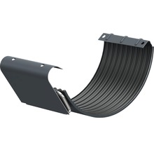 [imb/125mm 7016] Piesa imbinare jgheab cu garnitura 125 ral7016 Metigla