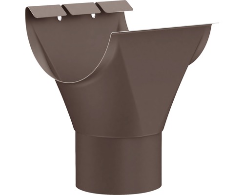 [rjb/125/88mm 8017] Racord jgheab burlan 125/88 ral8017 Metigla