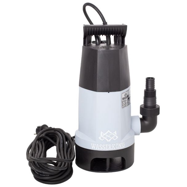 Pompa submersibila din plastic SPMD9242, ape murdare, particule max. 35 mm, putere 950 W, debit 14500 l/h, inaltime refulare 8.5 m, flotor electromecanic Wasserkonig 
