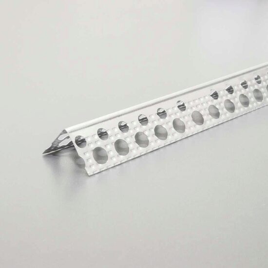 Colțar aluminiu 23x23, fără plasă, 2,5m