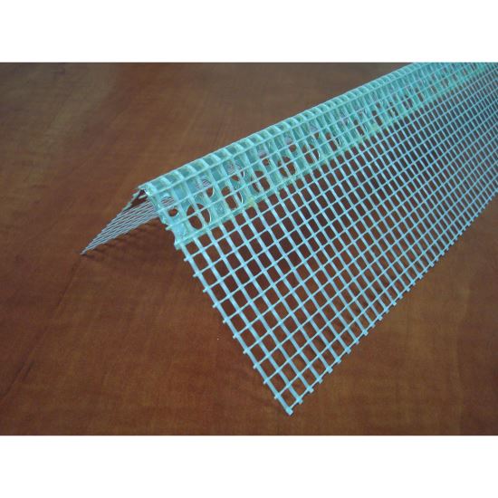Colțar din aluminiu cu plasă, 10x10, 2,5m