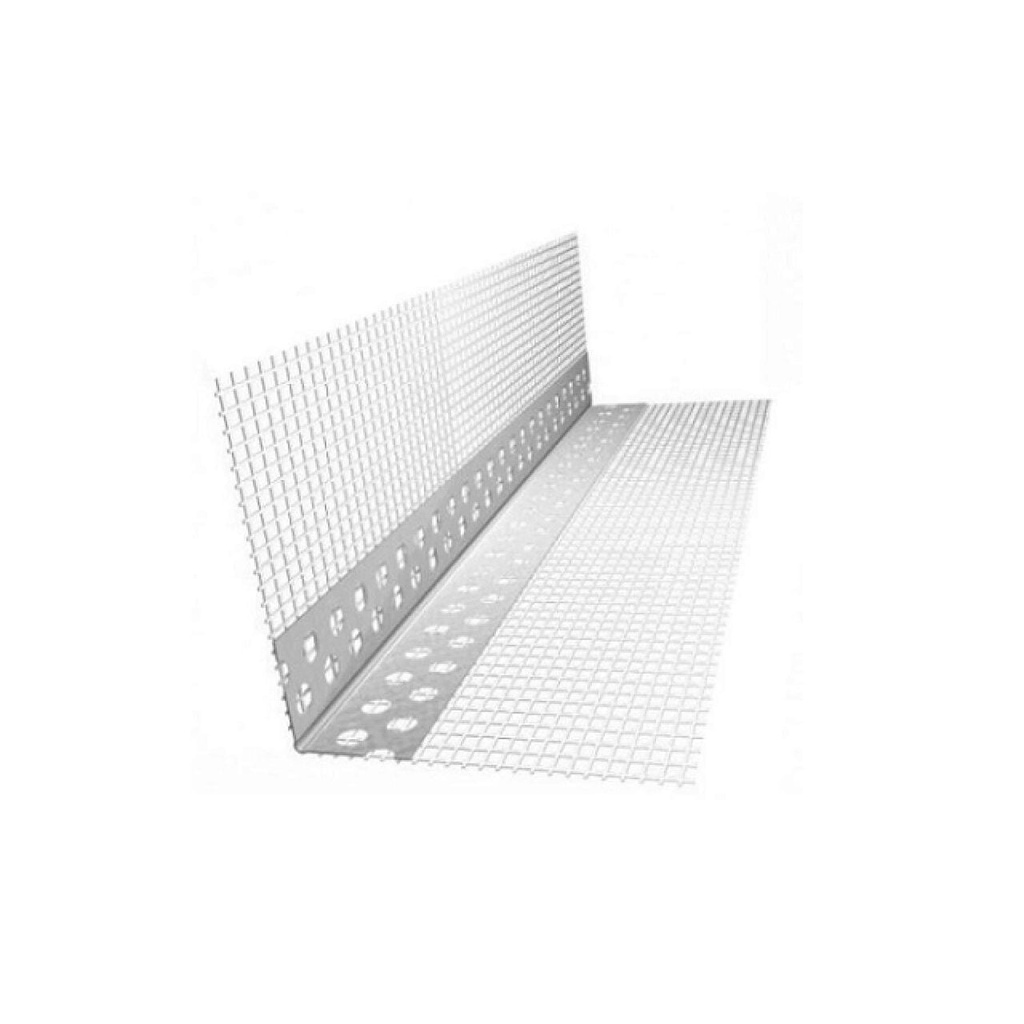 [515359] Colțar din aluminiu cu plasa 23x23, 10x10, 2,5m