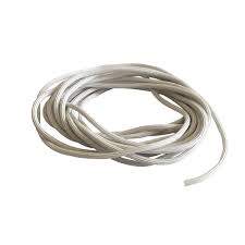 Garnitura fixare plasa tantari cauciuc alb T14