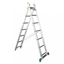 [alv7807] Scara aluminiu 7807, adaptabila, 3x7 trepte, inaltime de lucru 4.74m, 150kg Alverosal