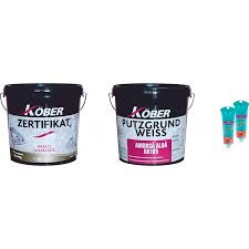Zertifikat Pereti cu Diamante 8.5l+amorsa 8.5l+pigment galben auriu Kober