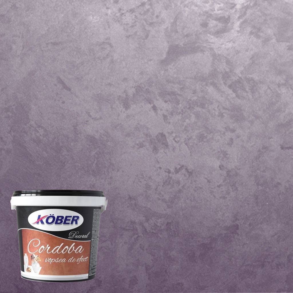 Efect cordoba aluminiu Grey 9 P1.5l Kober