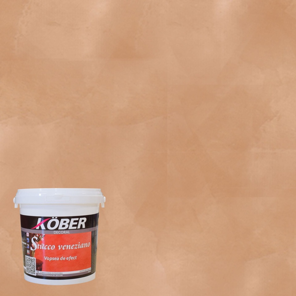 Efect stucco V8711 ciocolata P1 Kober