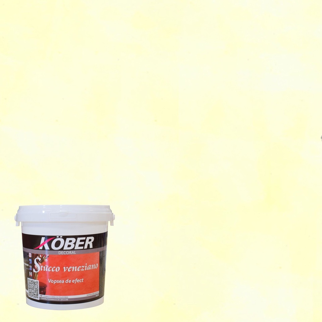 Efect stucco V8711 galben luminos P1 Kober