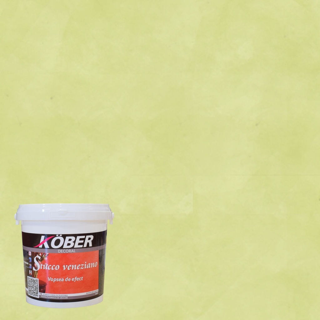 Efect stucco v8711 verde rafinat P1 Kober