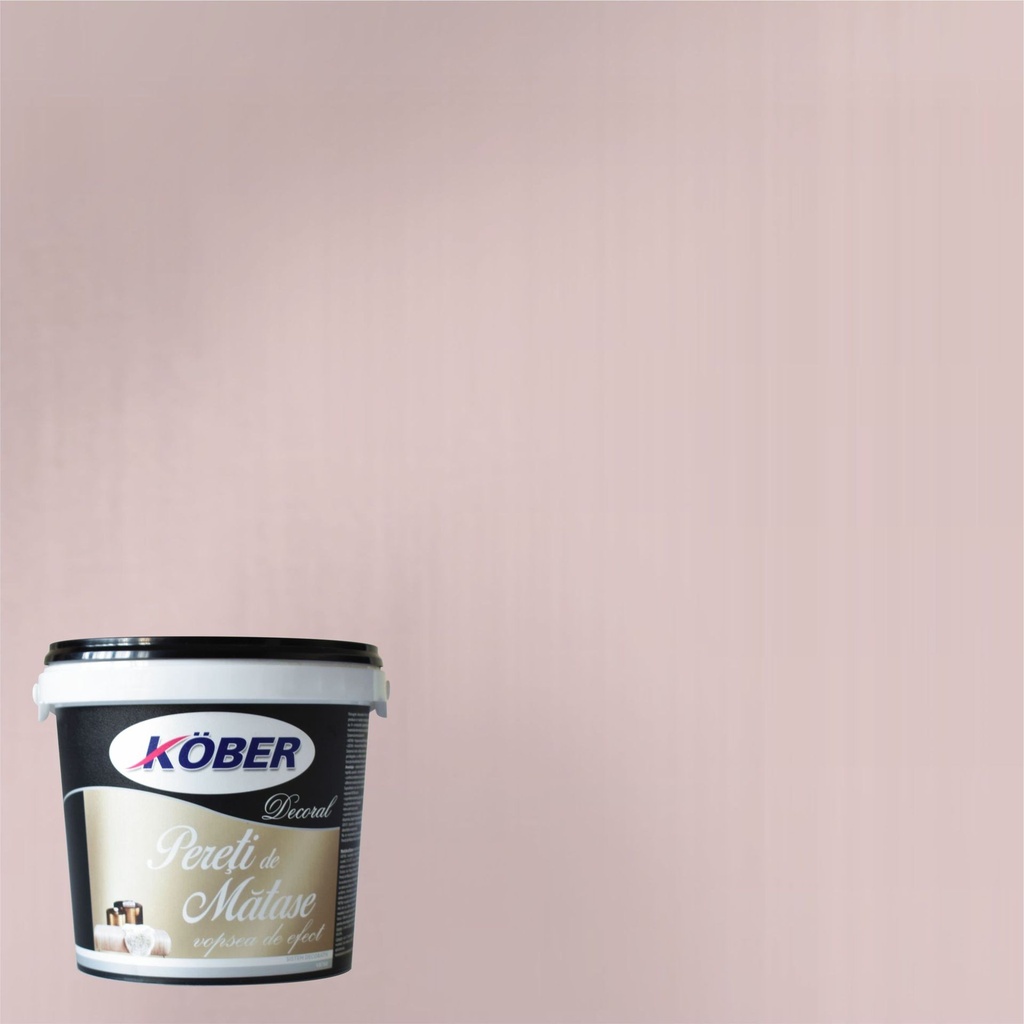 Vopsea decorativa Decoral Pereti de Matase, interior, cafea, 1.5 L Kober