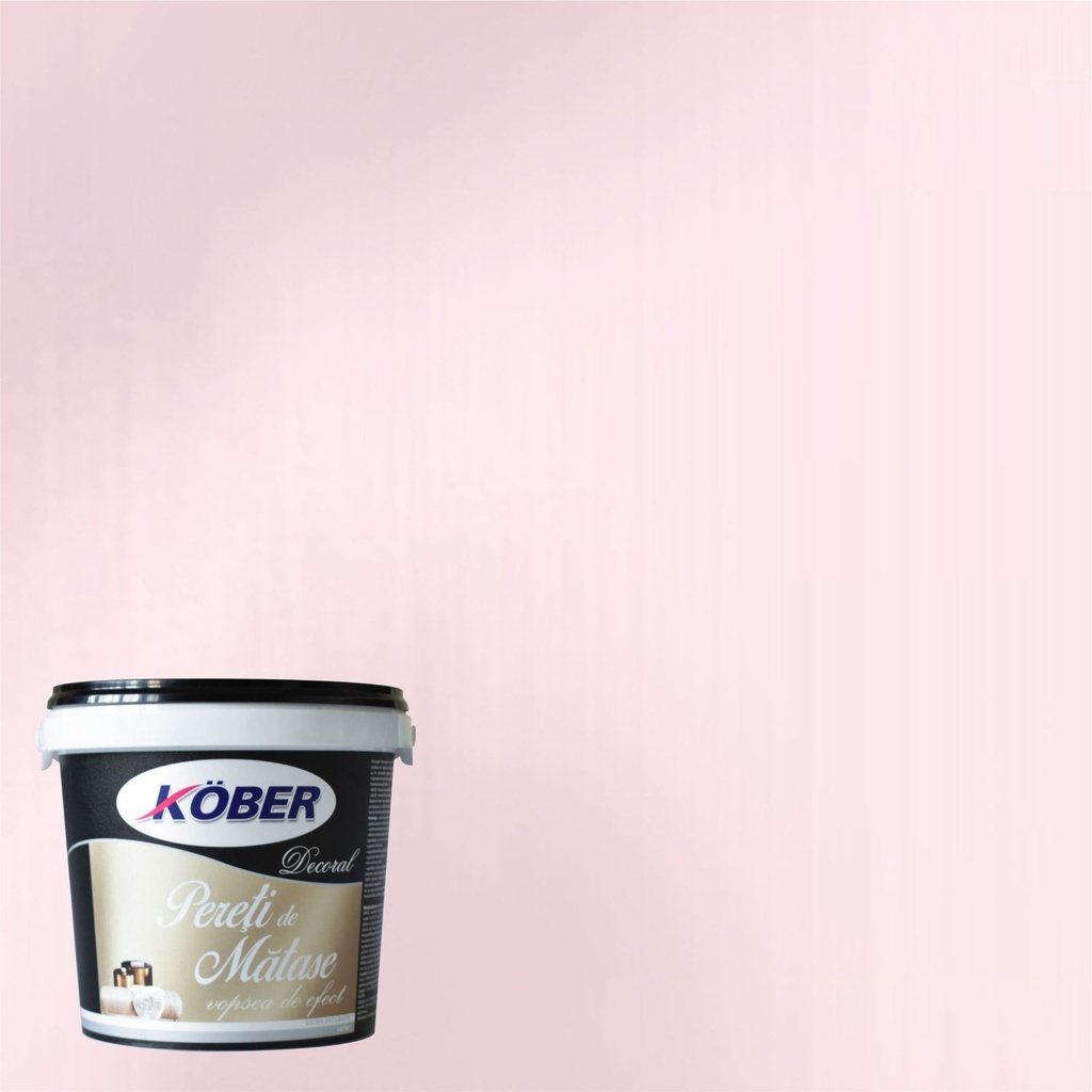 Vopsea decorativa Decoral Pereti de Matase, interior, cheesecake, 1.5 L Kober