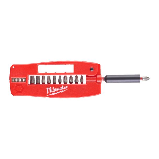 Caseta de ghidare cu biti Shockwave Impact Duty Milwaukee 4932430910, hex 1/4", 25 mm