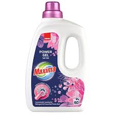 [3239 ] Detergent gel concentrat pentru rufe Maxima Soft Silk, 60 spalari, 3l Sano