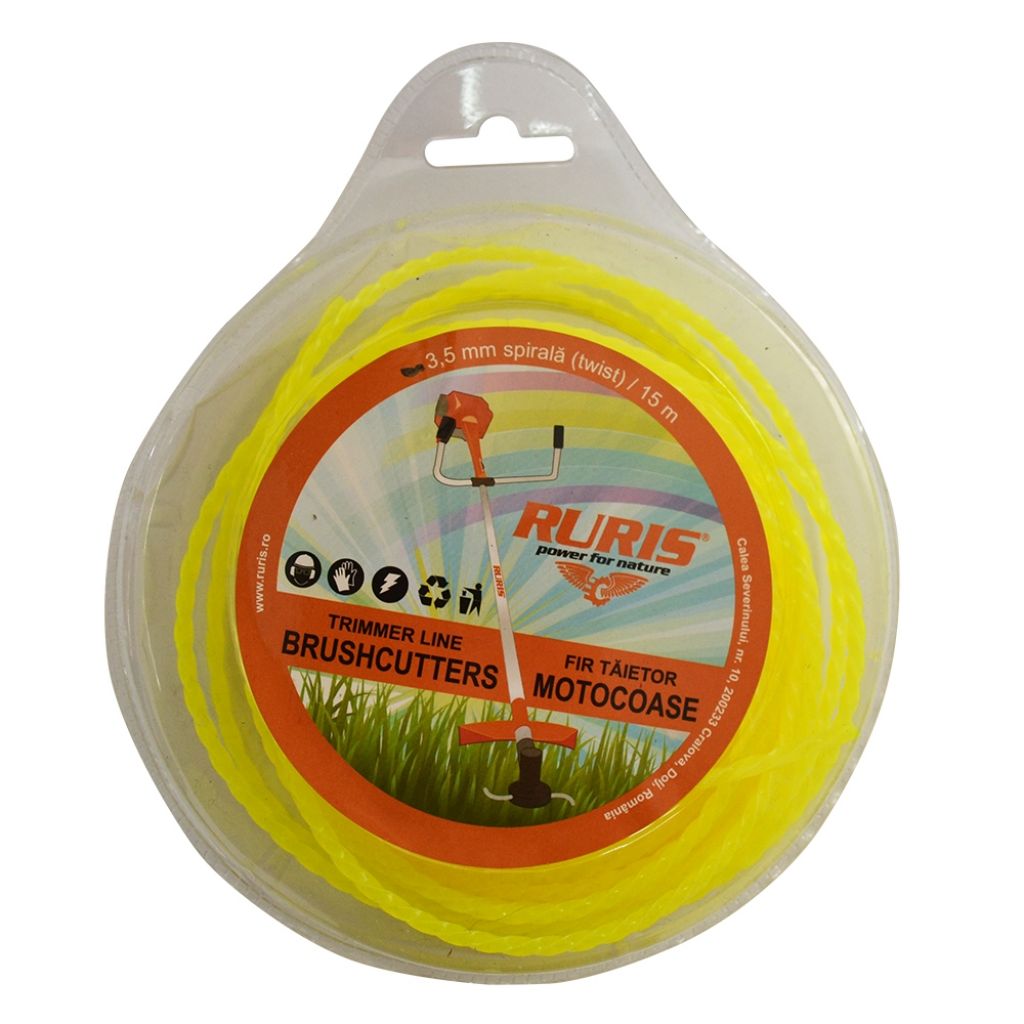 Fir trimmer 3.5 mm (spirală) 15m Ruris