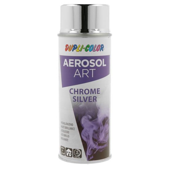 Vopsea spray decorativă Aerosol Art Chrome Silver, crom argintiu, 400ml Dupli Color