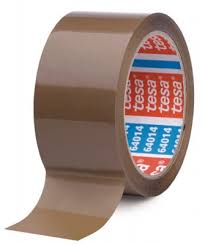 [T-04263-156] Banda adeziva ambalare extra 48mm / 66m - maro Tesa