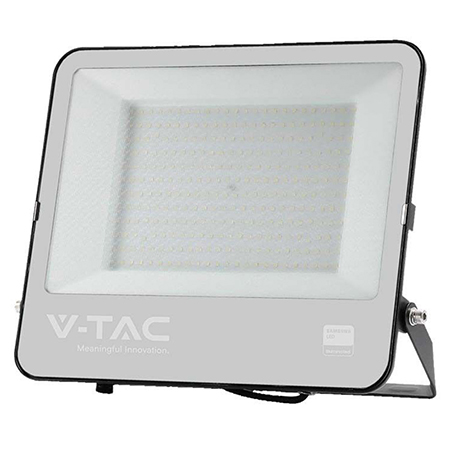Reflector led  SMD 200W 6500K IP65 cablu 1m CIP Samsung - negru V-tac
