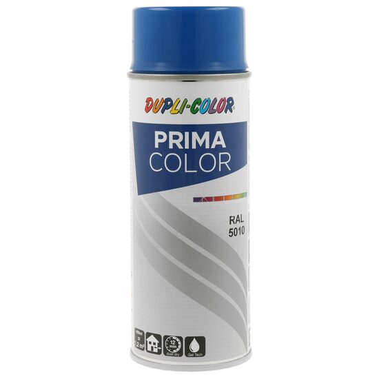 Vopsea spray acrilică Prima Color RAL5010 albastru gențian, 400ml Dupli Color