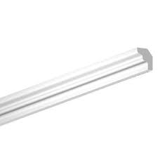 Bagheta polistiren C01-25, modern, alba, 200 x 1.5 x 2.5 cm