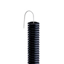 Copex cu sarma 20mm negru 320N, de exterior 50ml/colac