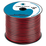 CABLU DIFUZOR CCA 2X1.00MM ROSU/NEGRU 100M *pret pe metru liniar
