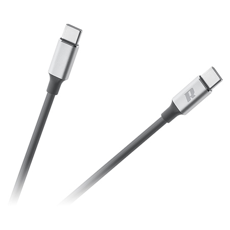 Cablu USB tip c - usb tip c 65w 100 cm negru Rebel