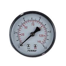 [55104] Manometru axial 10 BAR 1/4" M6310A Ferro