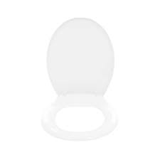 Capac WC din polipropilena, Atlantic 1100, alb, inchidere standard, 368 x 426 mm
