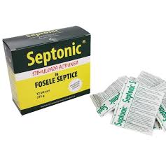 [30230056] Substanta de curatare pentru canalizare si toaleta Septonic, cutie cu 12 plicuri - contine 213 grame de praf Septonic