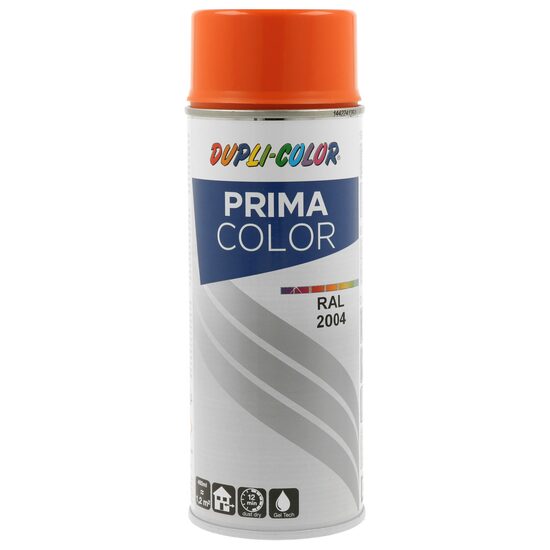 Vopsea spray acrilică Prima Color RAL2004 portocaliu pur, 400ml Dupli Color