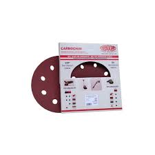 [sv20384] Set 5 bucati discuri velcro, SV230x8 HENR granulatie 120 suport hartie pentru slefuire, finisare lemn si metal in mediu uscat Carbochim