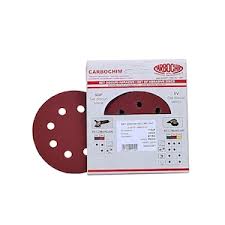 [sv22852] Set 5 bucati discuri velcro, SV230x8 HENR granulatie 180 suport hartie pentru slefuire, finisare lemn si metal in mediu uscat Carbochim
