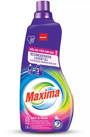 Detergent gel concentrat pentru rufe Maxima Mix&Wash, 60spalari, 1.5l Sano