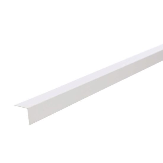 Colțar de protecție din PVC, 15x15, alb, 2,9m