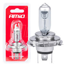 Bec cu halogen H4 12V 60/55W 1buc blister Amio