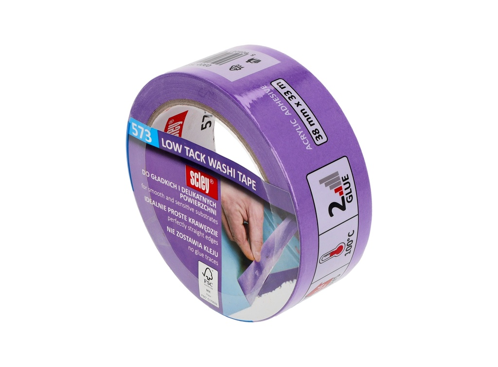 Banda fina de mascare*573* 38mm x 33m Hardex